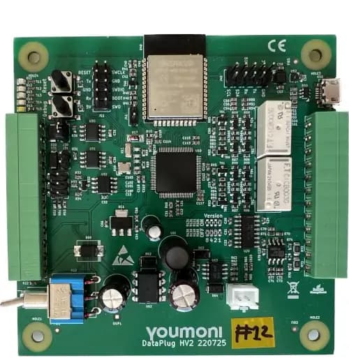Closeup image of the Youmoni dataplug chip
