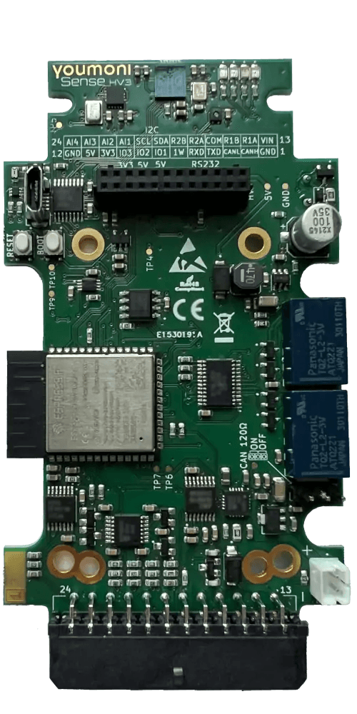 A closeup of Youmonis Space Invento HV3 chip