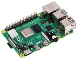 A picture of one of Youmoni's modified Raspberry Pis